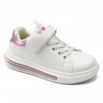 Детские кроссовки Apawwa GC20-1 PINK бело-розовые 26-31